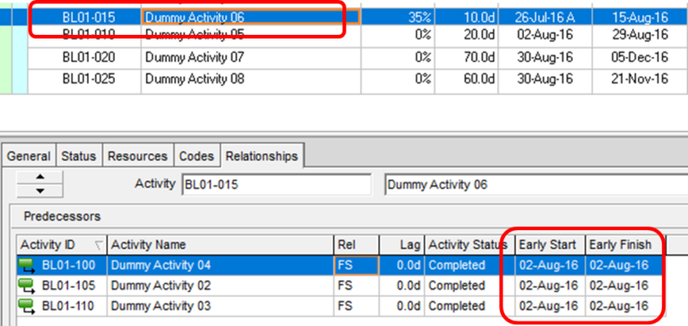 How to Find Out-of-Sequence Activities in Primavera P6 Professional