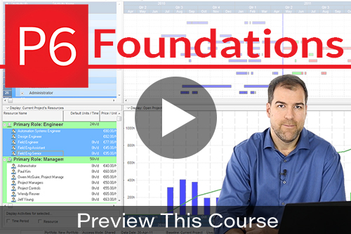 primavera p6 foundations online course preview