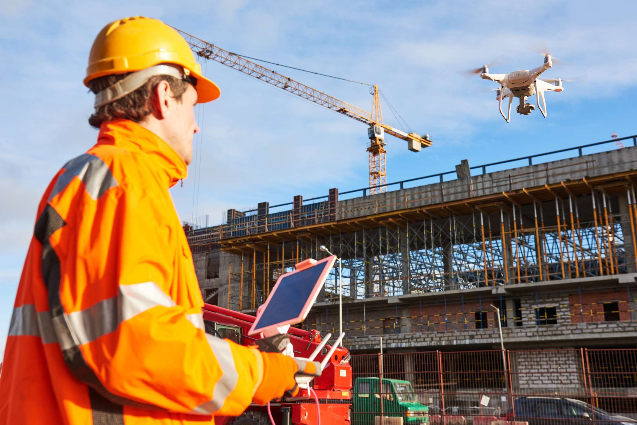 construction project management drones