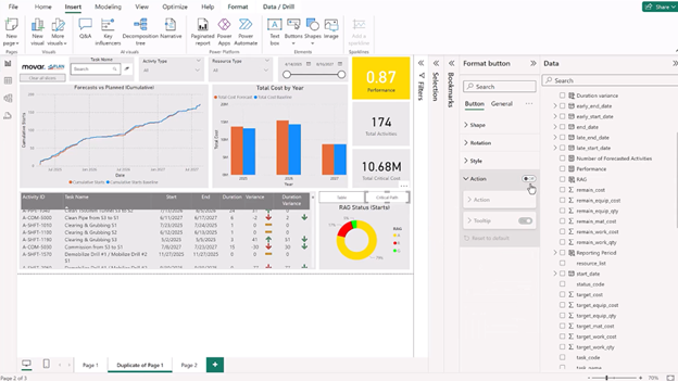 Power BI report sample